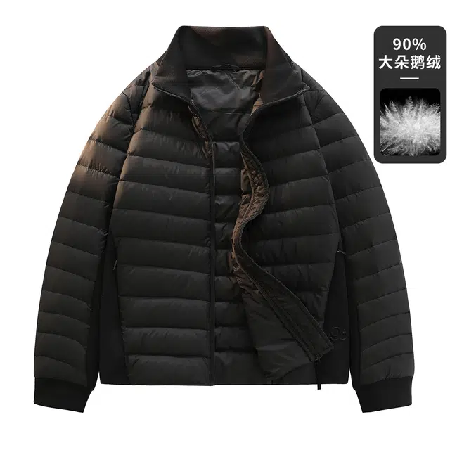 鸭鸭 轻薄系列 休闲立领保暖亲肤羽绒服 女款