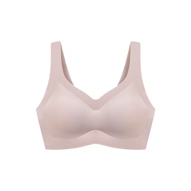 草本初色 无痕美背无钢圈舒适聚拢减压透气文胸 女款