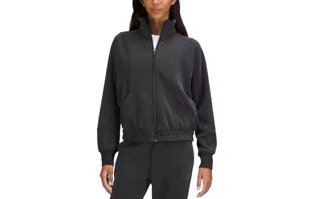 lululemon Brushed Softstreme Funnel-Neck Zip Up