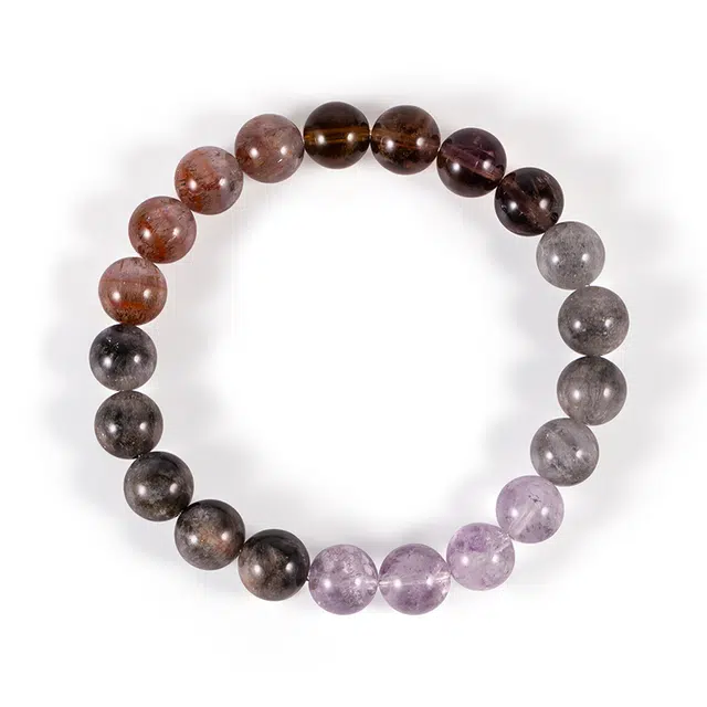 玺璎 复古国潮多宝福禄寿#好运天然 草莓晶 手链 女款