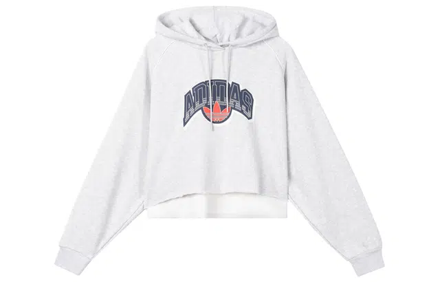 adidas originals Cropped Hoodie Logo