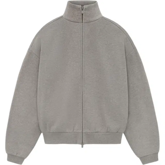 Fear of God Essentials SS24 Zip Up Jacket Heather Grey