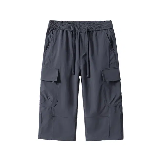 帝狼牛 美式复古高街山系硬朗帅气舒适时尚简约百搭宽松休闲裤 男女同款