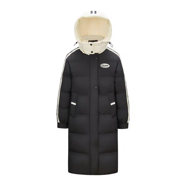 鸭鸭 中长款过膝羽绒服 女款