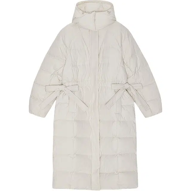 GANNI FW24 Detachable Hood Down Coat