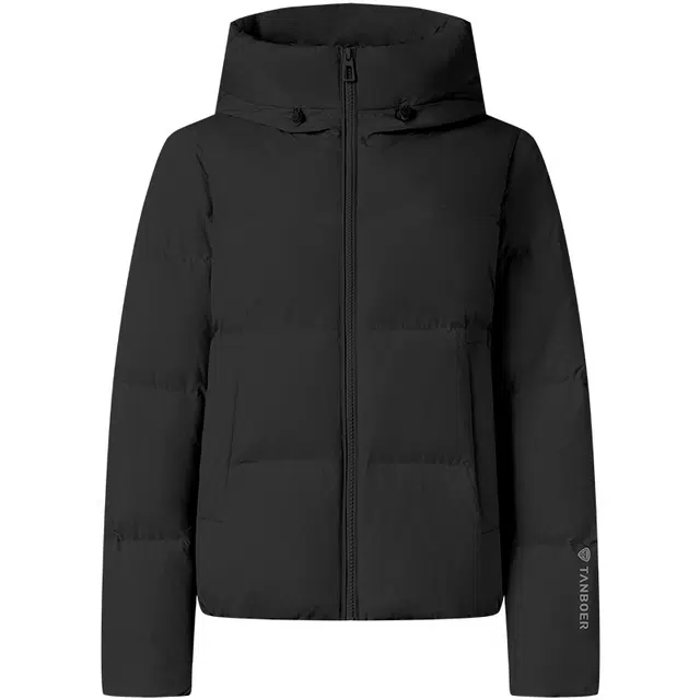 坦博尔 连帽纯色加厚羽绒服 女款