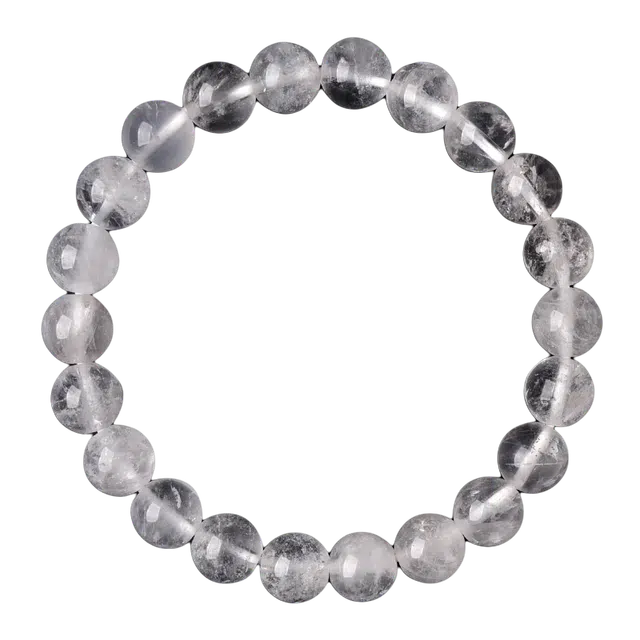 迈奇的礼物 好运自然千层天然 白水晶 手串 女款