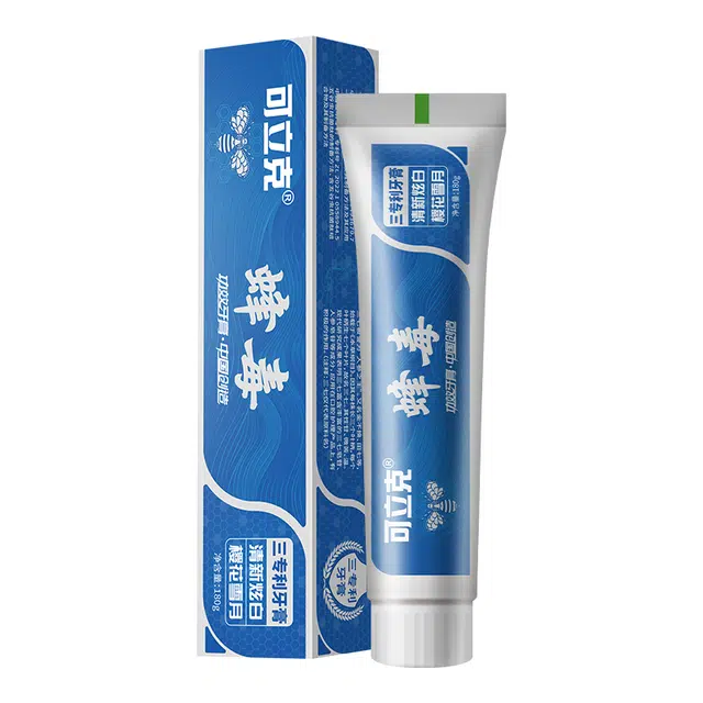 可立克 去渍美白蜂毒牙膏