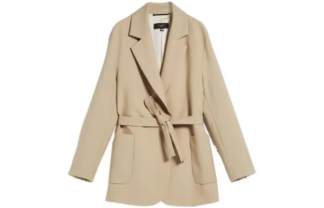 WEEKEND MaxMara Lace-Up Jacket Khaki