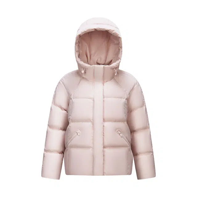 森马 超级植物系列 防水连帽长袖羽绒服 女款