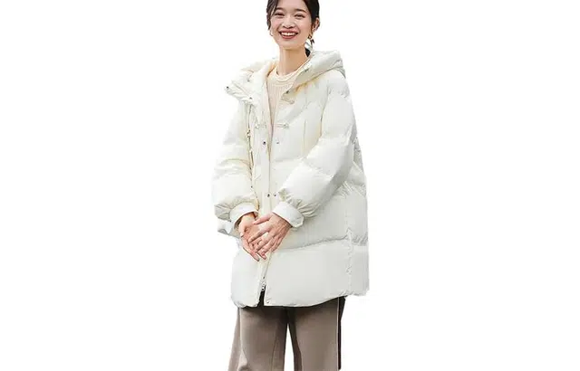 坦博尔 国风盘扣中长款羽绒服 女款