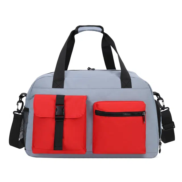 恒源祥 时尚轻巧短期外出旅游露营 尼龙 健身行李旅行包 男女同款情侣款 多色