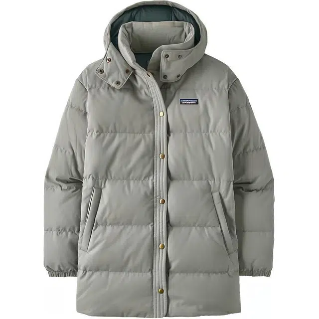 patagonia Cotton Down Parka Logo