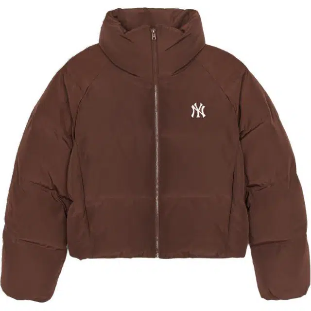 MLB Yankees Puffer Jacket Brown