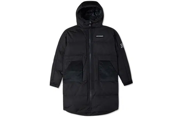Converse Logo Embroidered Down Coat