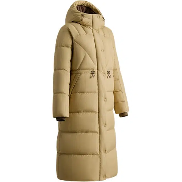 蕉下 可机洗拒水羽绒服蓬松保暖长款羽绒服 女款