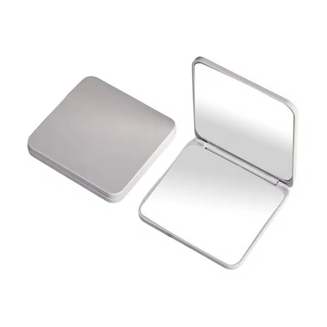 计轩 随身携带迷你折叠镜子 双面便携