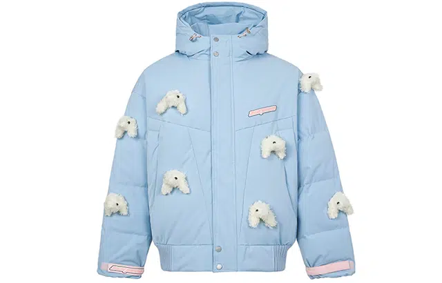 13 DEMARZO Shaking Light Plush Down Jacket