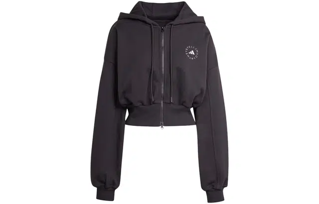 adidas x Stella McCartney Sportswear Cropped Hoodie Logo