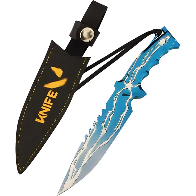 天予小镇 无畏契约神罚小刀金属游戏道具 瓦罗兰特合金 成品模型