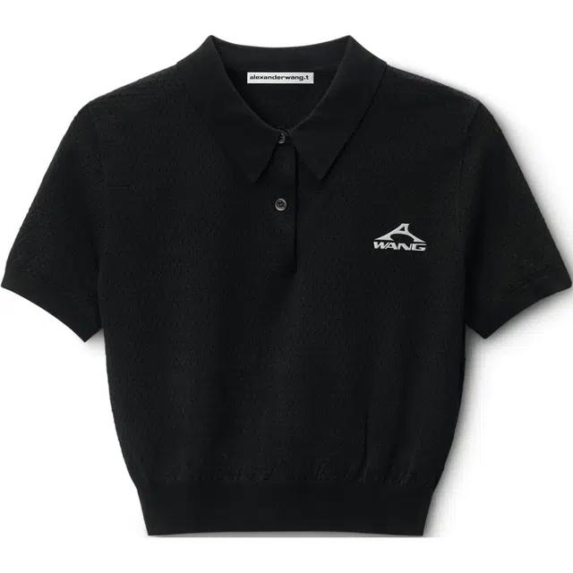 Alexander Wang Logo Polo Black