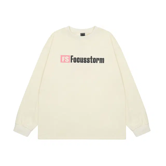 水中花 美式街头字母印花长袖小众卫衣 女款