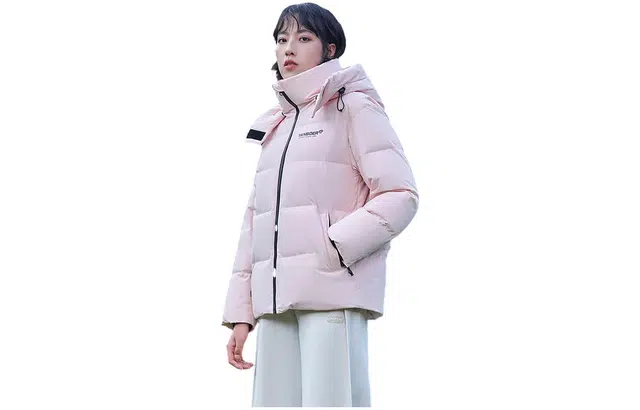 坦博尔 可脱卸帽短款加厚运动休闲拉链式长袖羽绒服 女款
