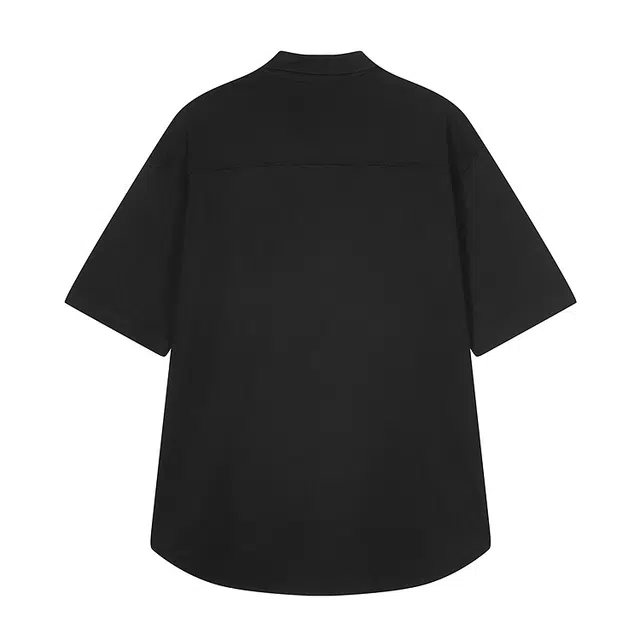 速写 简约时尚舒适宽松休闲短袖衬衫 男款