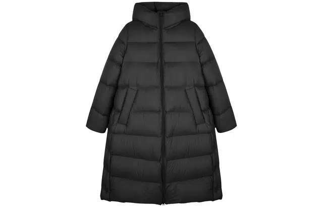 江南布衣 新品长款纯色羽绒服 女款