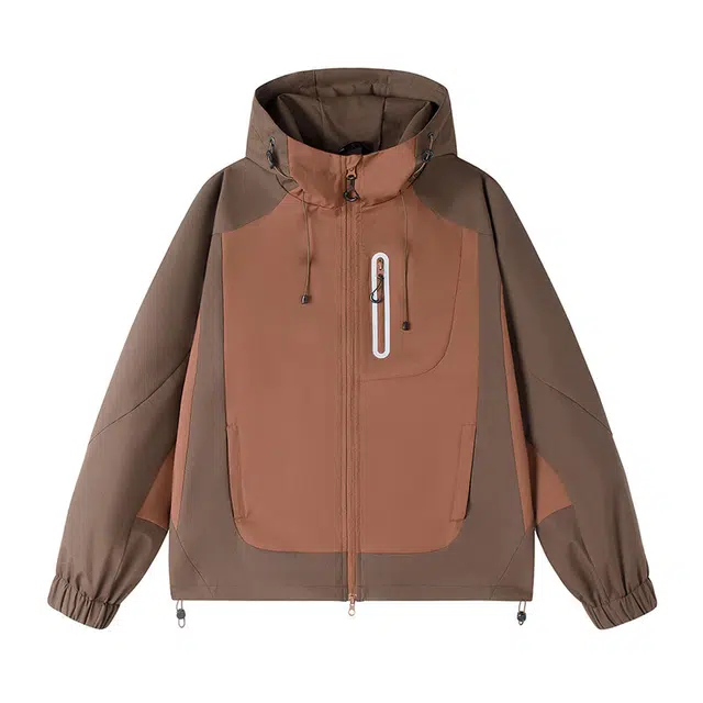 曲韩 潮牌痞帅工装户外防水山系外套休闲夹克 女款