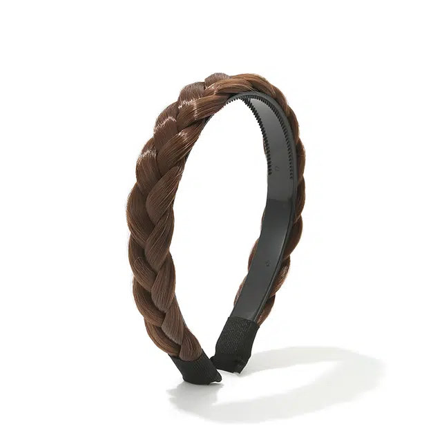 如花梦 鱼骨辫假发高颅顶显发量压发 亚克力 发箍 女款