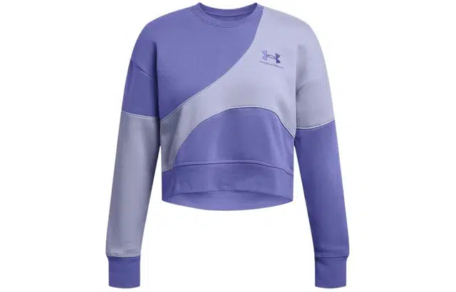 Under Armour Icon Fleece Crop Crew Logo