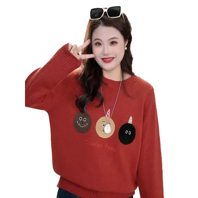 云妃秀 大码女装气质减龄针织衫 女款