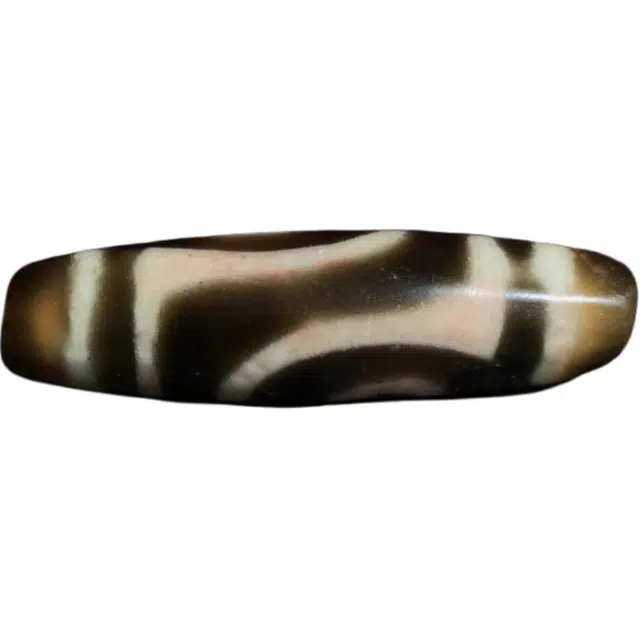 灵运宝 清老料天珠如意两眼 小米珠 吊坠 男女同款情侣款