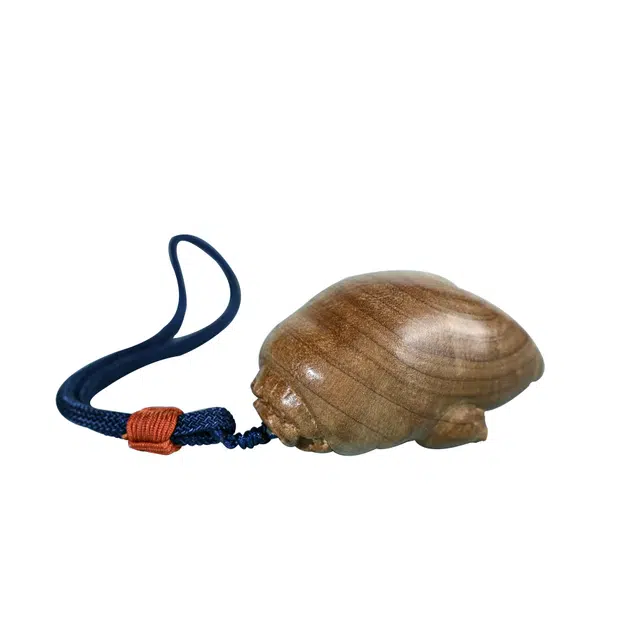 天纵 中式国潮创意手工艺品挂饰 实木雕刻猪蹄随身盘玩 助学业金榜题名 事业步步高升 文玩吉祥物好运 楠木 把件 男女同款情侣款