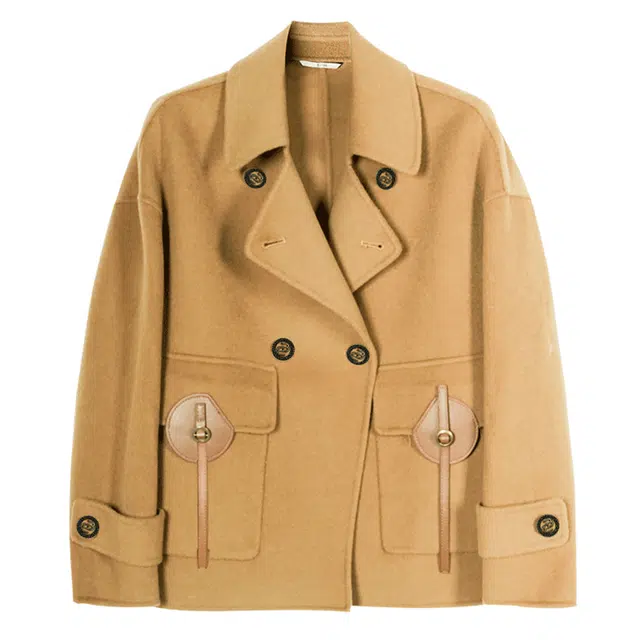 米思阳 羊毛加厚宽松大衣 女款