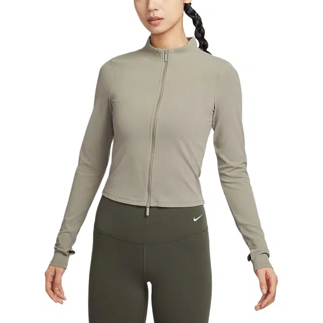 Nike Zenvy Dri-FIT Full-Zip Hoodie Light Olive