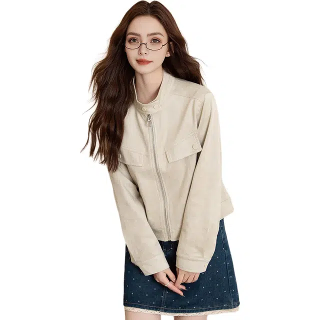 法文箱子 商务通勤休闲简约夹克外套 女款