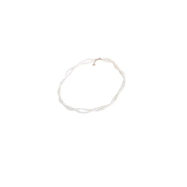 春芝朵 法式复古百搭简约锁骨链 珍珠 项链 女款