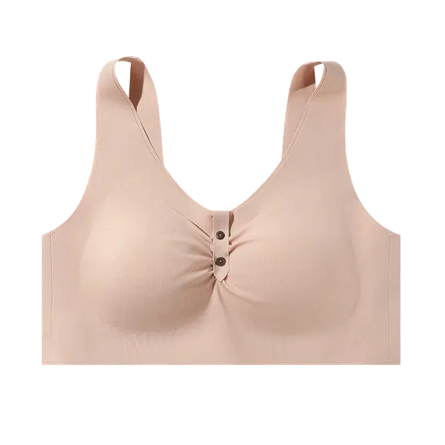 欧迪芬 冰丝轻薄透气聚拢有型上托收副乳一体式裸感杯垫无痕夏季文胸 女款