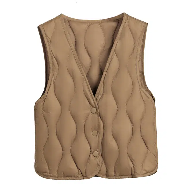 雅鹿 修身轻薄款保暖单排扣羽绒服 女款