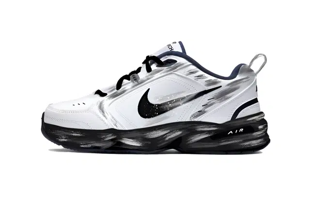 Nike Air Monarch 4 White Black