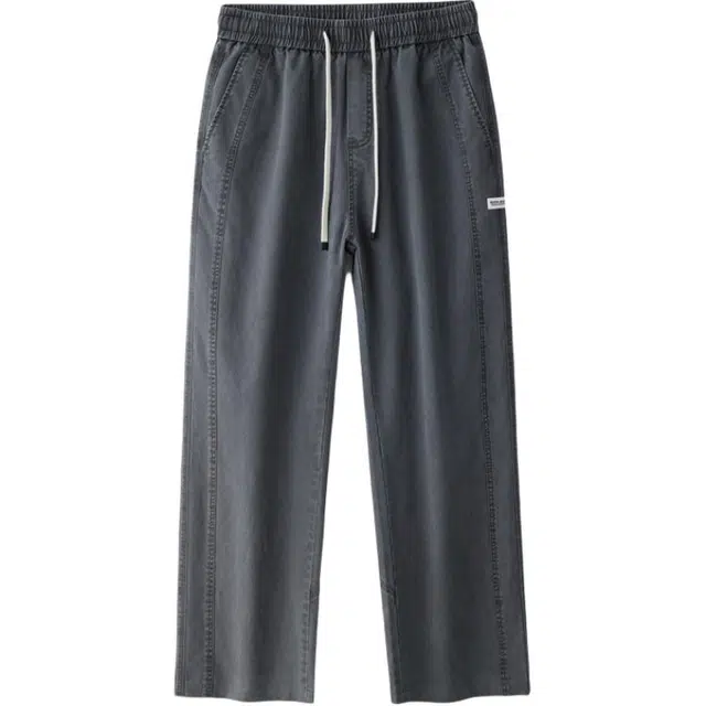 希越 纯棉宽松直筒透气运动休闲裤 男款