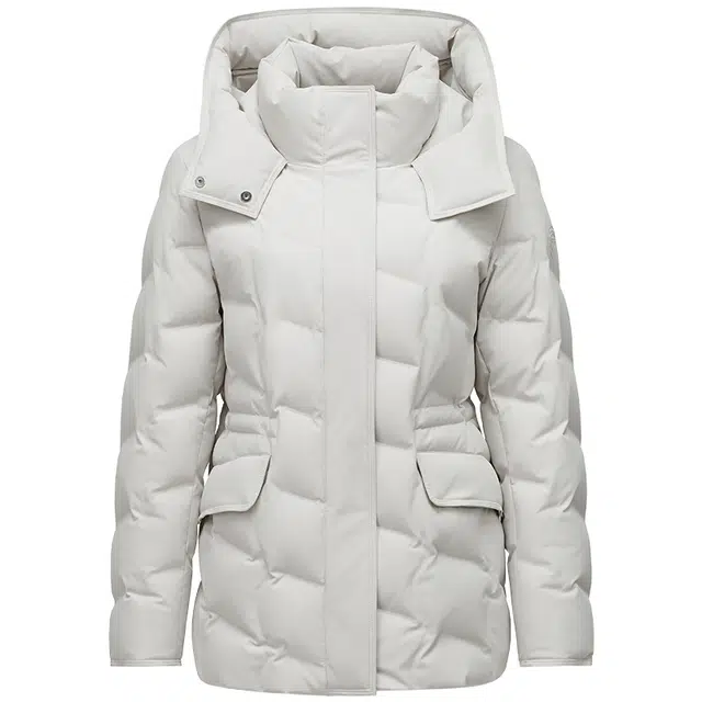 坦博尔 连帽纯色简约舒适时尚羽绒服 女款