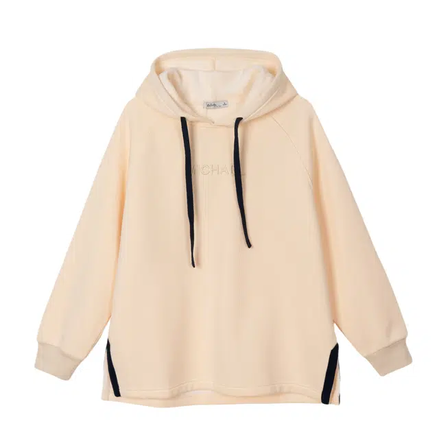 法文箱子 舒适休闲通勤卫衣 女款 米黄