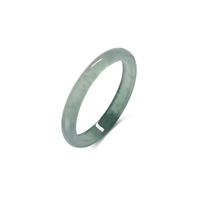 九隆古 文艺轻奢田园 新中式国潮小众高级 玻璃猫眼 戒指 男女同款情侣款