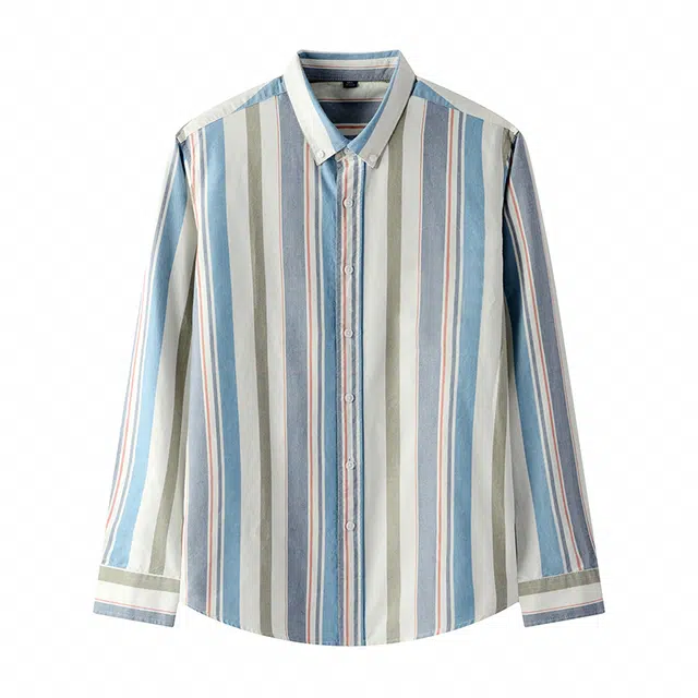 曲韩 时尚舒适百搭长袖衬衫 男女同款