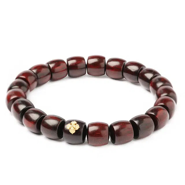 三檀小舍 【招财】佛教金刚杵平安喜乐福禄吉祥纳福转运#好运 小众百搭 紫檀属 手串 男女同款情侣款