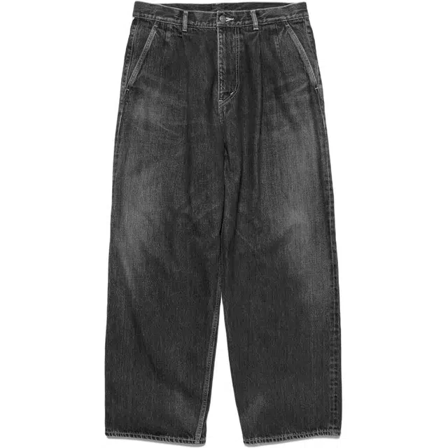 Graphpaper Selvage Denim Two Tuck Pants -DARK FADE-