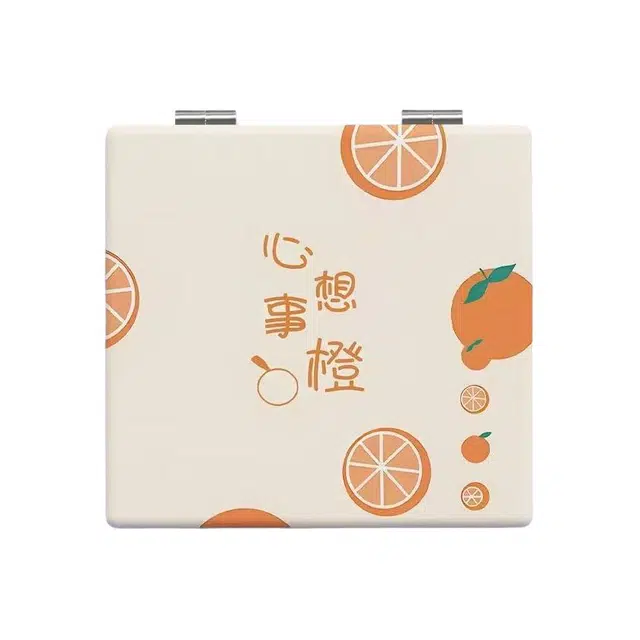 计轩 便携可折叠化妆镜 双面补妆小镜子随身带